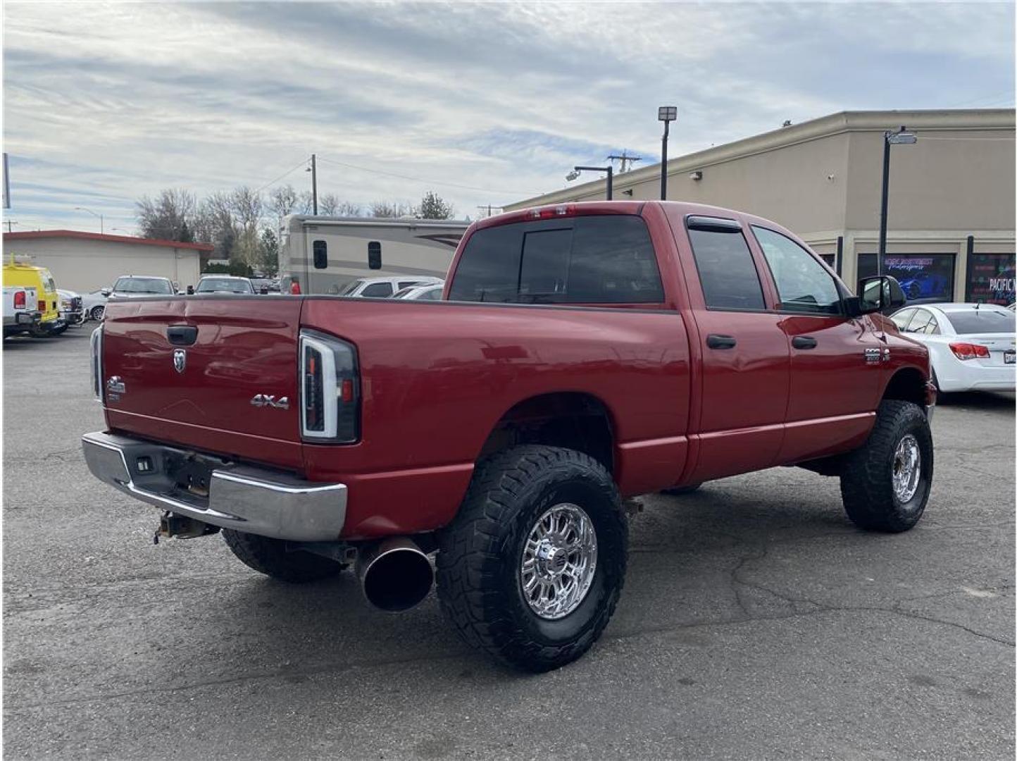 2008 Red /No Color Dodge Ram 2500 Quad Cab (3D7KS28A38G) with an 6-Cyl, Turbo Dsl 6.7L engine, Manual, 6-Spd w/Overdrive transmission, located at 607 W Columbia Drive, Kennewick, WA, 99336, (509) 987-1069, 46.216743, -119.126404 - Photo#4
