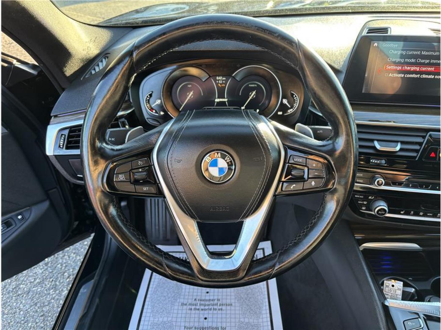 2019 Black /No Color BMW 5 Series 530e iPerformance (WBAJA9C52KB) with an 4-Cyl, Hybrid, Turbo, 2.0 Liter engine, Automatic, 8-Spd Adaptive w/Steptronic, Sport and Manual Modes transmission, located at 607 W Columbia Drive, Kennewick, WA, 99336, (509) 987-1069, 46.216743, -119.126404 - The 2019 BMW 530e iPerformance delivers a refined balance of luxury, performance, and efficiency through its advanced plug-in hybrid powertrain. Combining a 2.0L turbocharged engine with an electric motor, this 5 Series sedan offers smooth acceleration and impressive fuel efficiency, achieving up to - Photo#11
