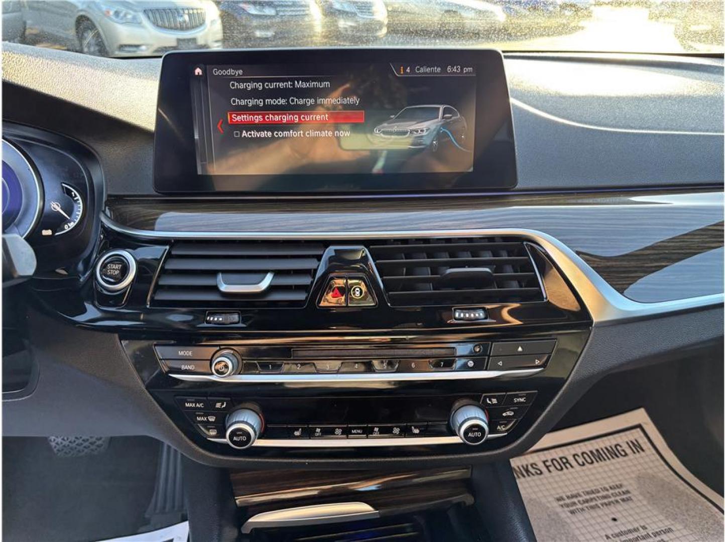 2019 Black /No Color BMW 5 Series 530e iPerformance (WBAJA9C52KB) with an 4-Cyl, Hybrid, Turbo, 2.0 Liter engine, Automatic, 8-Spd Adaptive w/Steptronic, Sport and Manual Modes transmission, located at 607 W Columbia Drive, Kennewick, WA, 99336, (509) 987-1069, 46.216743, -119.126404 - The 2019 BMW 530e iPerformance delivers a refined balance of luxury, performance, and efficiency through its advanced plug-in hybrid powertrain. Combining a 2.0L turbocharged engine with an electric motor, this 5 Series sedan offers smooth acceleration and impressive fuel efficiency, achieving up to - Photo#12