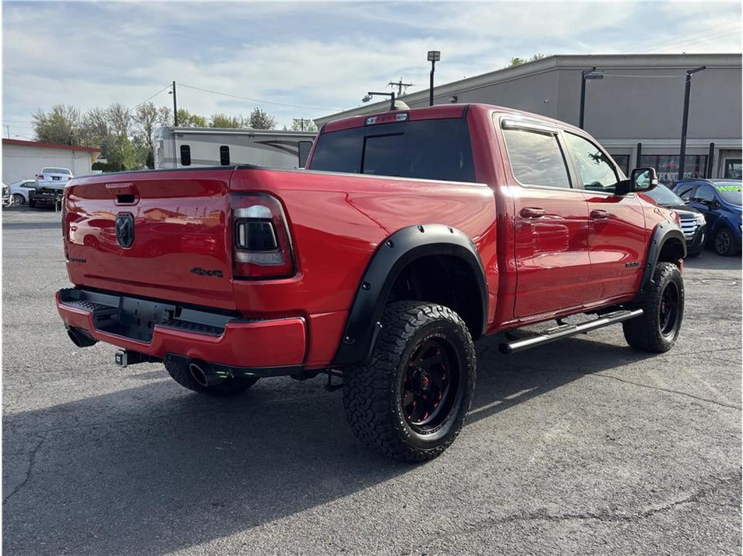 2019 Red /No Color Ram 1500 Crew Cab Rebel (1C6SRFLT1KN) with an V8, HEMI, eTorque, 5.7 Liter engine, Automatic, 8-Spd transmission, located at 607 W Columbia Drive, Kennewick, WA, 99336, (509) 987-1069, 46.216743, -119.126404 - The 2019 Ram 1500 Rebel Crew Cab delivers a powerful combination of off-road capability, bold styling, and full-size truck performance. Equipped with a proven 5.7L HEMI V8 engine producing strong horsepower and torque, this Rebel offers impressive towing capability of up to approximately 11,300 poun - Photo#4