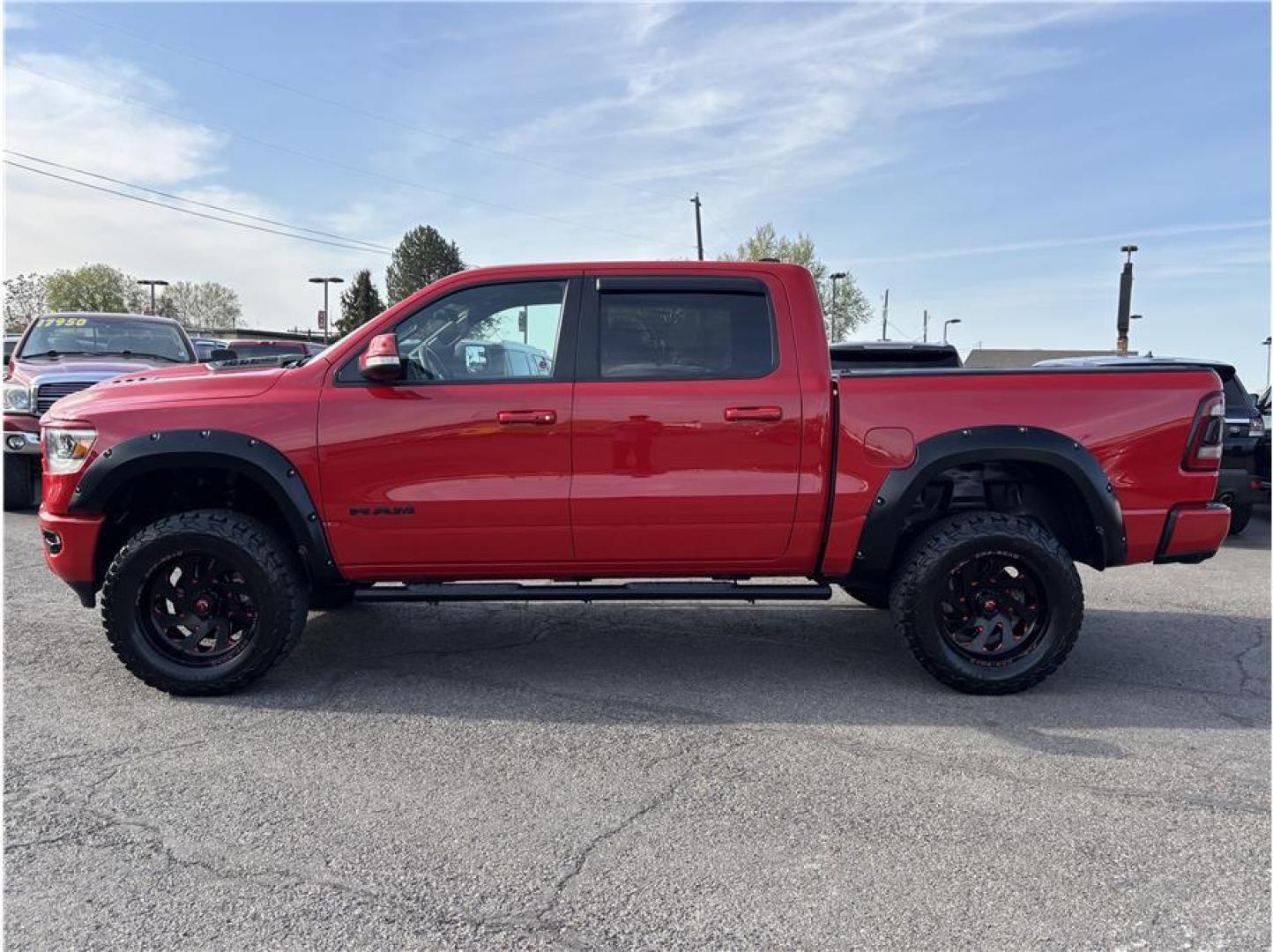 2019 Red /No Color Ram 1500 Crew Cab Rebel (1C6SRFLT1KN) with an V8, HEMI, eTorque, 5.7 Liter engine, Automatic, 8-Spd transmission, located at 607 W Columbia Drive, Kennewick, WA, 99336, (509) 987-1069, 46.216743, -119.126404 - The 2019 Ram 1500 Rebel Crew Cab delivers a powerful combination of off-road capability, bold styling, and full-size truck performance. Equipped with a proven 5.7L HEMI V8 engine producing strong horsepower and torque, this Rebel offers impressive towing capability of up to approximately 11,300 poun - Photo#7