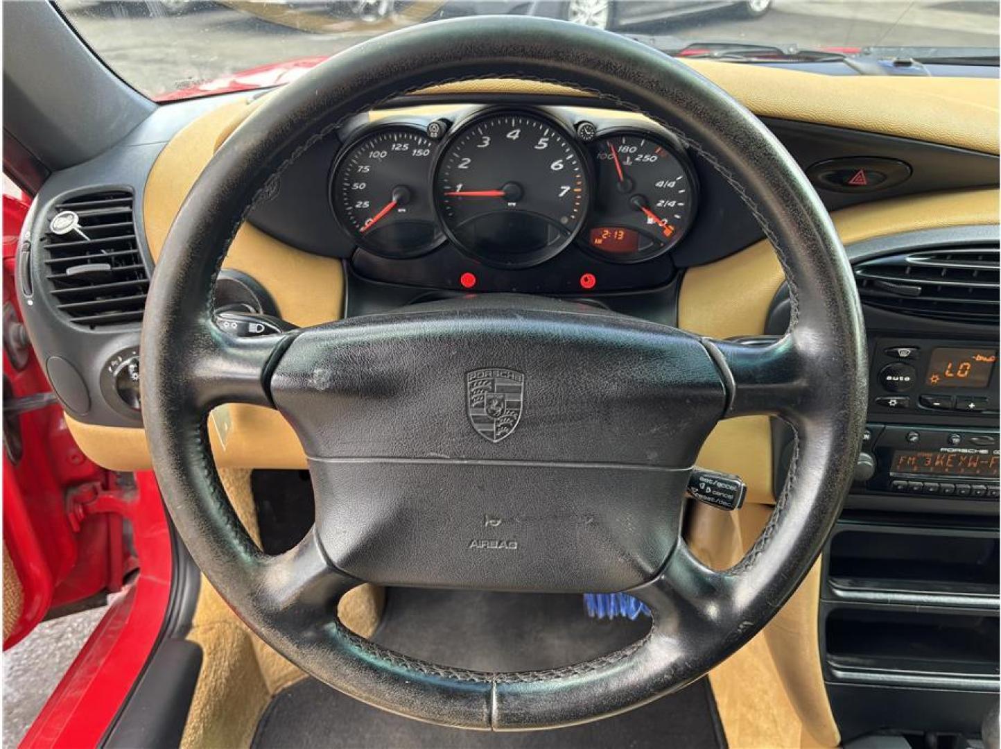 1999 Red /No Color Porsche Boxster (WP0CA2986XU) with an 6-Cyl, 2.5 Liter engine, Manual, 5-Spd transmission, located at 607 W Columbia Drive, Kennewick, WA, 99336, (509) 987-1069, 46.216743, -119.126404- Photo#10