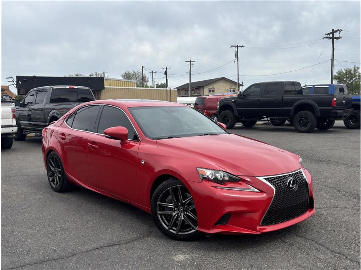 2016 Red /No Color Lexus IS (JTHBA1D21G5) with an 4-Cyl, Turbo, 2.0 Liter engine, Auto, 8-Spd w/Multi-Mode transmission, located at 607 W Columbia Drive, Kennewick, WA, 99336, (509) 987-1069, 46.216743, -119.126404 - Photo#2