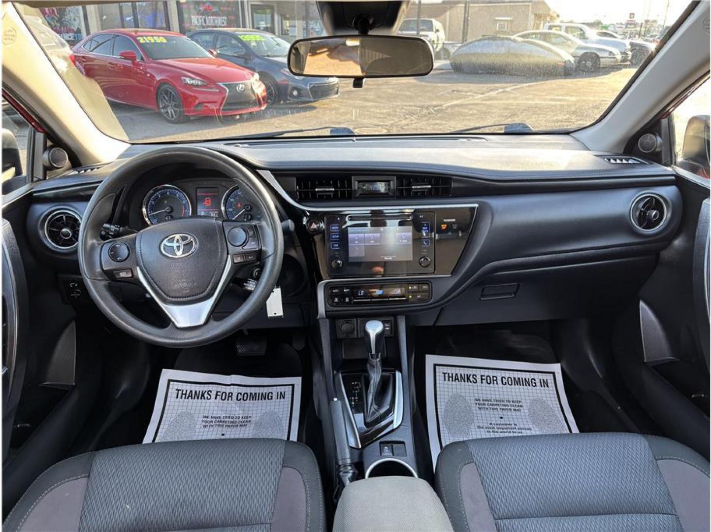 2017 Red /No Color Toyota Corolla (2T1BURHE2HC) with an 4-Cyl, 1.8 Liter engine, Automatic, CVTi-S transmission, located at 607 W Columbia Drive, Kennewick, WA, 99336, (509) 987-1069, 46.216743, -119.126404- Photo#14