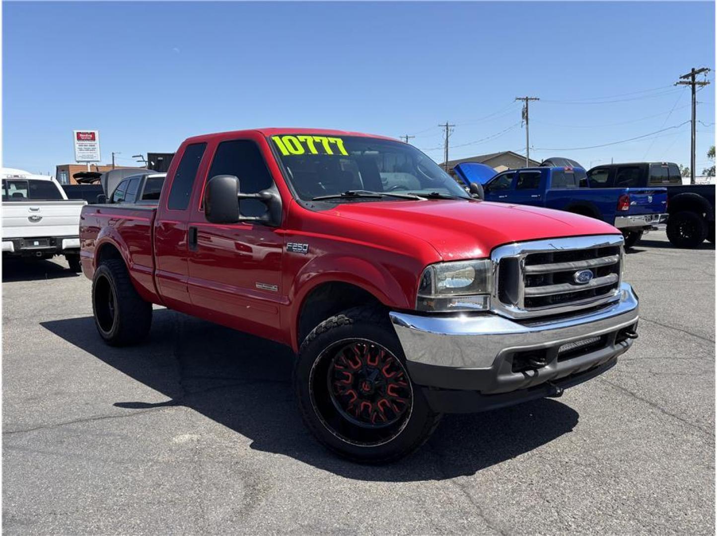 2004 Red /No Color Ford F250 Super Duty Super Cab (1FTNX20P84E) with an V8, Turbo Dsl 6.0L engine, Automatic transmission, located at 607 W Columbia Drive, Kennewick, WA, 99336, (509) 987-1069, 46.216743, -119.126404 - Photo#2