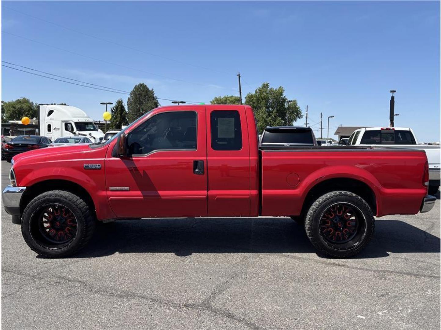 2004 Red /No Color Ford F250 Super Duty Super Cab (1FTNX20P84E) with an V8, Turbo Dsl 6.0L engine, Automatic transmission, located at 607 W Columbia Drive, Kennewick, WA, 99336, (509) 987-1069, 46.216743, -119.126404 - Photo#7