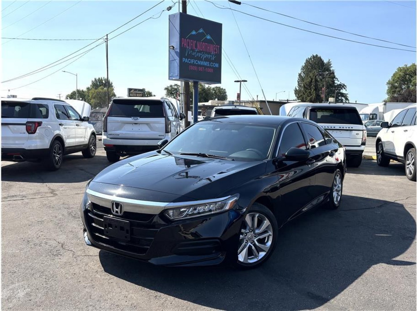 2020 Black /No Color Honda Accord (1HGCV1F1XLA) with an 4-Cyl, i-VTEC, Turbo, 1.5 Liter engine, Automatic, CVT w/Sport Mode transmission, located at 607 W Columbia Drive, Kennewick, WA, 99336, (509) 987-1069, 46.216743, -119.126404- Photo#0