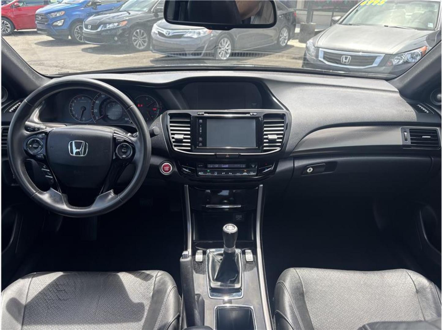 2016 Black /No Color Honda Accord (1HGCT2A85GA) with an V6, i-VTEC, 3.5 Liter engine, Manual, 6-Spd transmission, located at 607 W Columbia Drive, Kennewick, WA, 99336, (509) 987-1069, 46.216743, -119.126404- Photo#14