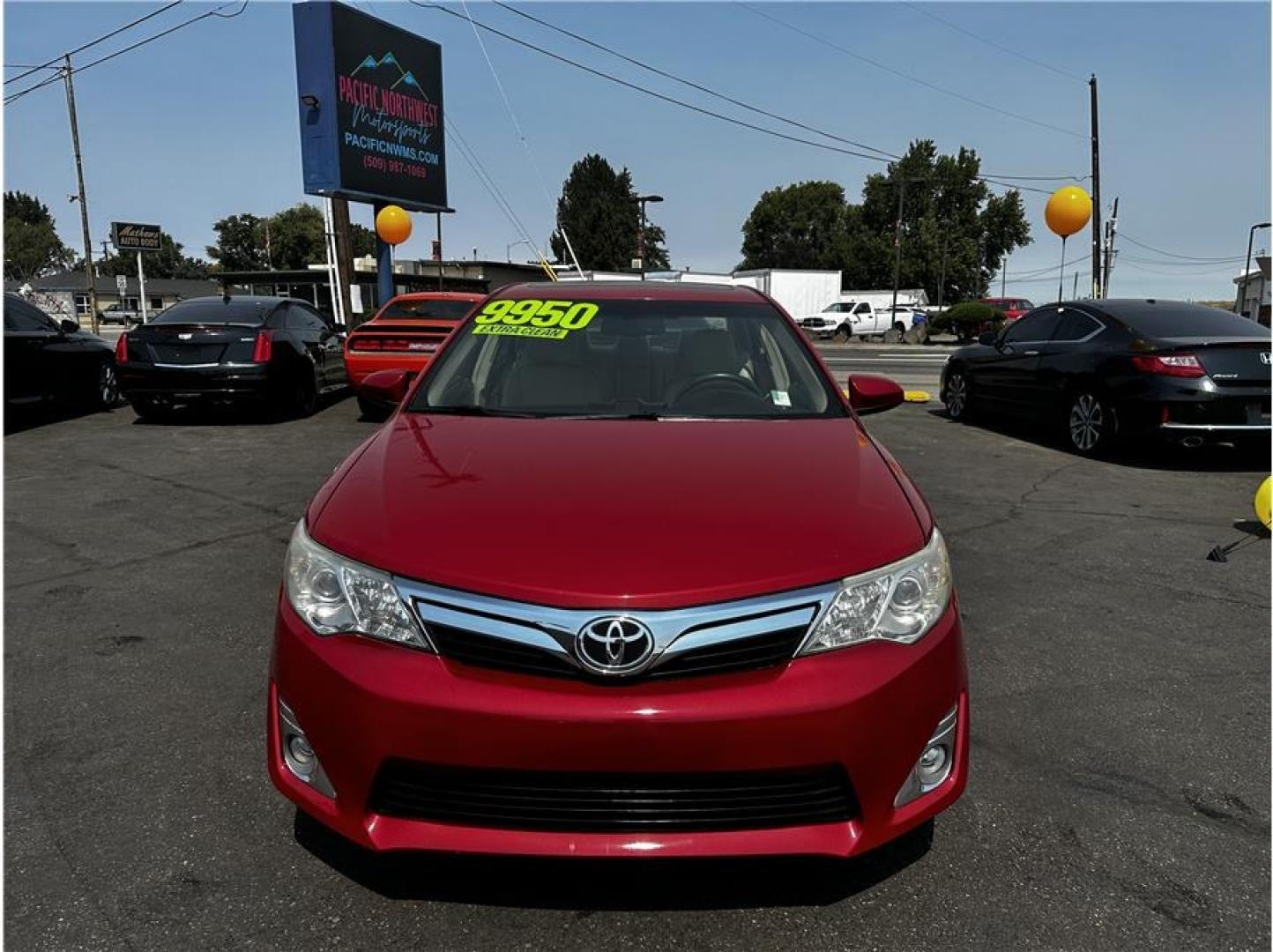 2012 Red /No Color Toyota Camry (4T4BF1FK8CR) with an 4-Cyl, 2.5 Liter engine, Automatic, 6-Spd transmission, located at 607 W Columbia Drive, Kennewick, WA, 99336, (509) 987-1069, 46.216743, -119.126404- Photo#7