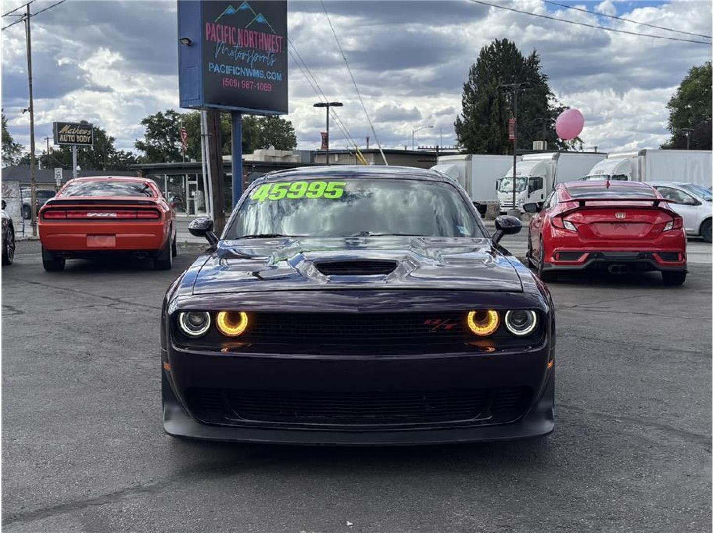 2022 Purple /No Color Dodge Challenger (2C3CDZFJ6NH) with an V8, HEMI, MDS, 6.4 Liter engine, Automatic, 8-Spd transmission, located at 607 W Columbia Drive, Kennewick, WA, 99336, (509) 987-1069, 46.216743, -119.126404- Photo#1