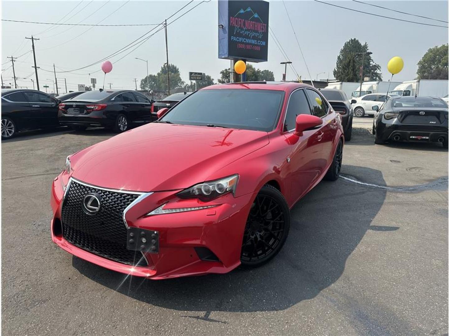 2016 Red /No Color Lexus IS (JTHCE1D24G5) with an V6, 3.5 Liter engine, Automatic, 6-Spd transmission, located at 607 W Columbia Drive, Kennewick, WA, 99336, (509) 987-1069, 46.216743, -119.126404- Photo#0
