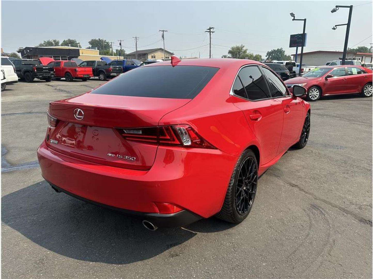 2016 Red /No Color Lexus IS (JTHCE1D24G5) with an V6, 3.5 Liter engine, Automatic, 6-Spd transmission, located at 607 W Columbia Drive, Kennewick, WA, 99336, (509) 987-1069, 46.216743, -119.126404- Photo#5