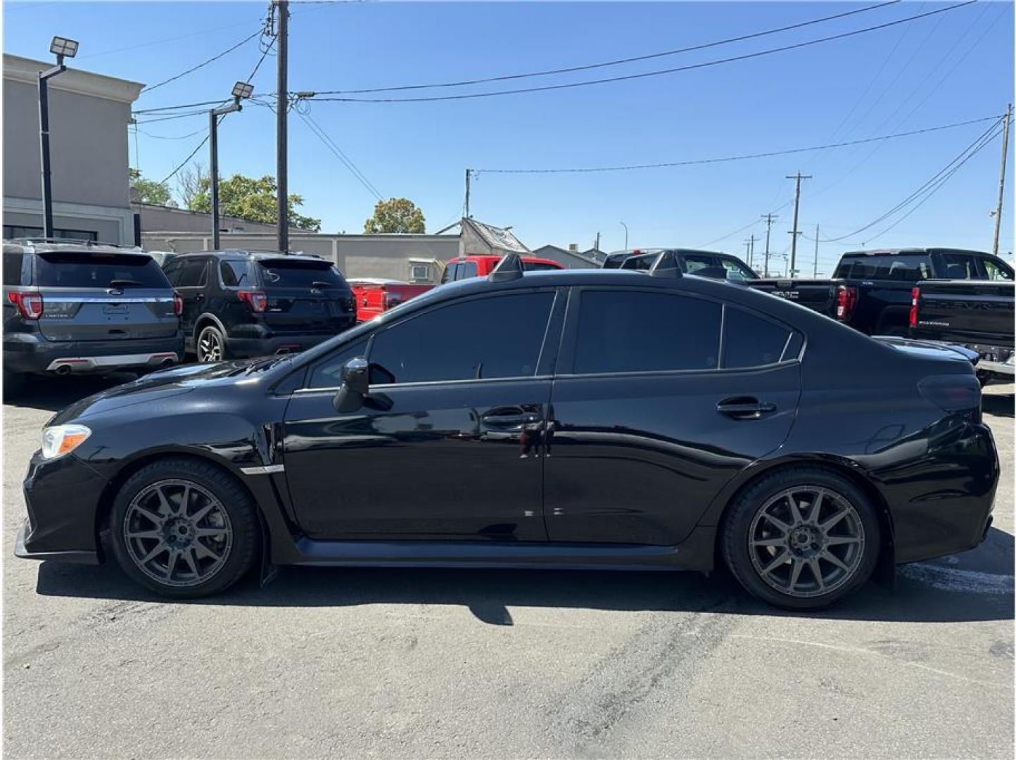 2018 Black /No Color Subaru WRX (JF1VA1C63J8) with an 4-Cyl, Turbo, 2.0 Liter engine, Auto, CVT Lineartronic transmission, located at 607 W Columbia Drive, Kennewick, WA, 99336, (509) 987-1069, 46.216743, -119.126404- Photo#1