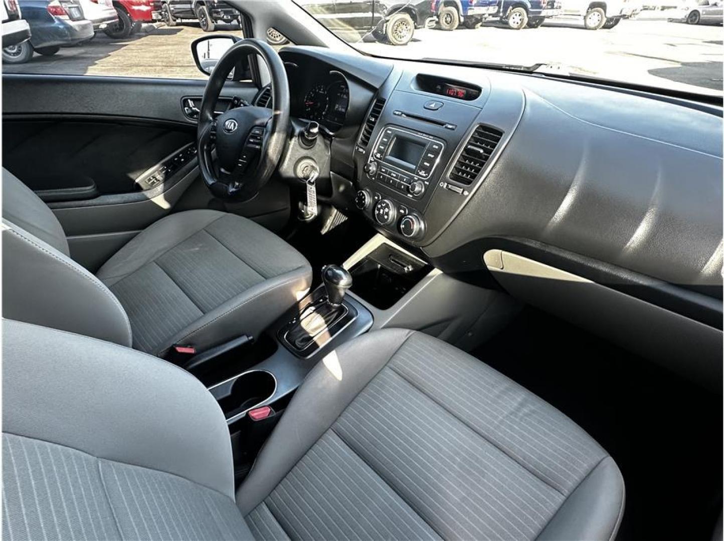 2016 Gray /No Color Kia Forte (KNAFX4A66G5) with an 4-Cyl, 1.8 Liter engine, Auto, 6-Spd w/Sportmatic and Active ECO System transmission, located at 607 W Columbia Drive, Kennewick, WA, 99336, (509) 987-1069, 46.216743, -119.126404- Photo#13