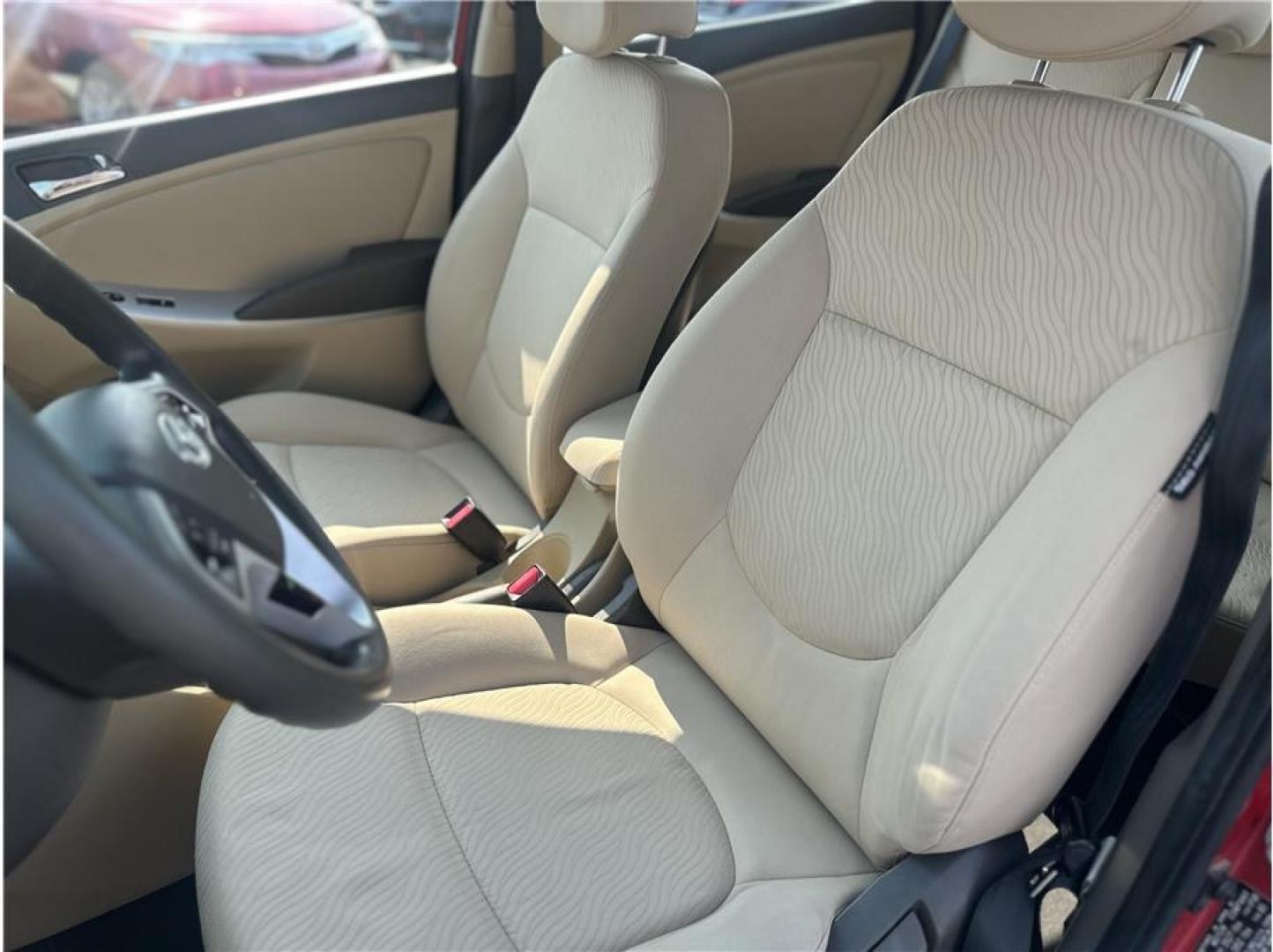 2013 Red /No Color Hyundai Accent (KMHCU4AEXDU) with an 4-Cyl, 1.6 Liter engine, Auto, 6-Spd w/Overdrive transmission, located at 607 W Columbia Drive, Kennewick, WA, 99336, (509) 987-1069, 46.216743, -119.126404- Photo#9