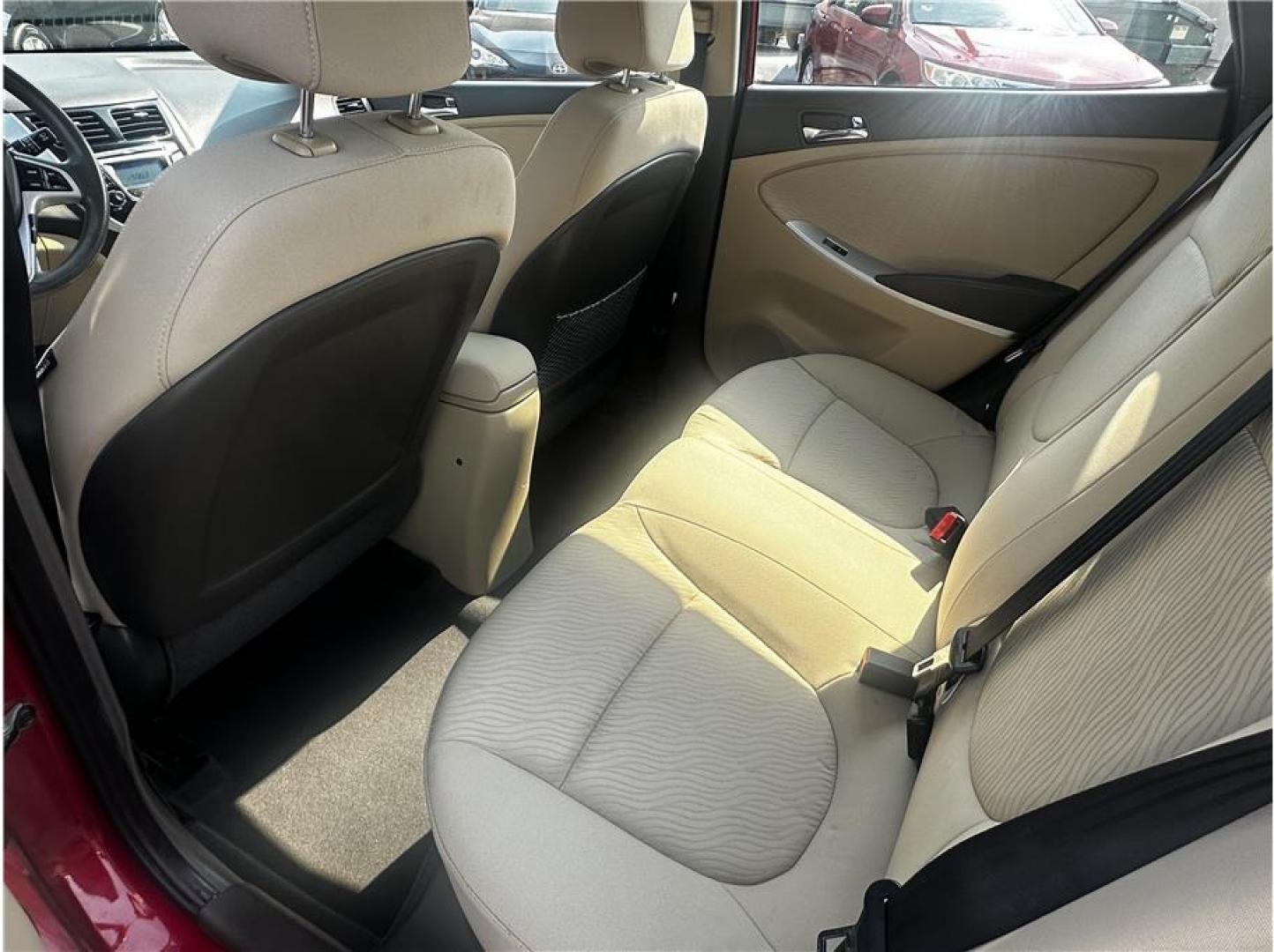 2013 Red /No Color Hyundai Accent (KMHCU4AEXDU) with an 4-Cyl, 1.6 Liter engine, Auto, 6-Spd w/Overdrive transmission, located at 607 W Columbia Drive, Kennewick, WA, 99336, (509) 987-1069, 46.216743, -119.126404- Photo#14