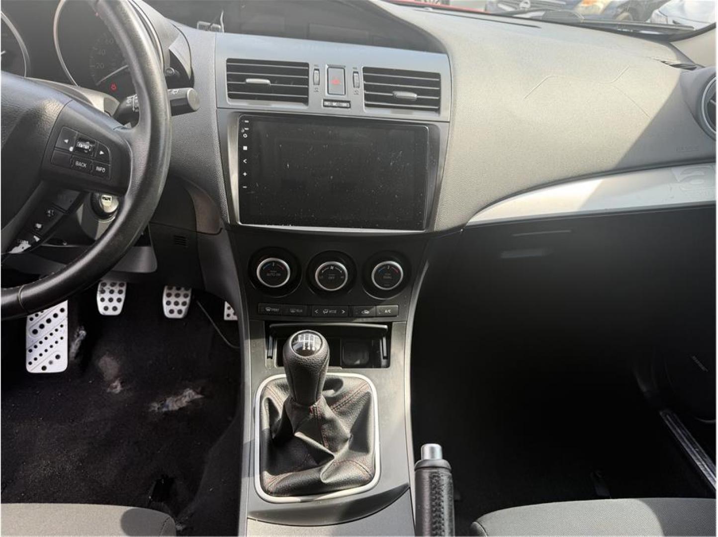 2012 Red /No Color MAZDA MAZDA3 (JM1BL1L35C1) with an 4-Cyl, Turbo, 2.3 Liter engine, Manual, 6-Spd transmission, located at 607 W Columbia Drive, Kennewick, WA, 99336, (509) 987-1069, 46.216743, -119.126404- Photo#9