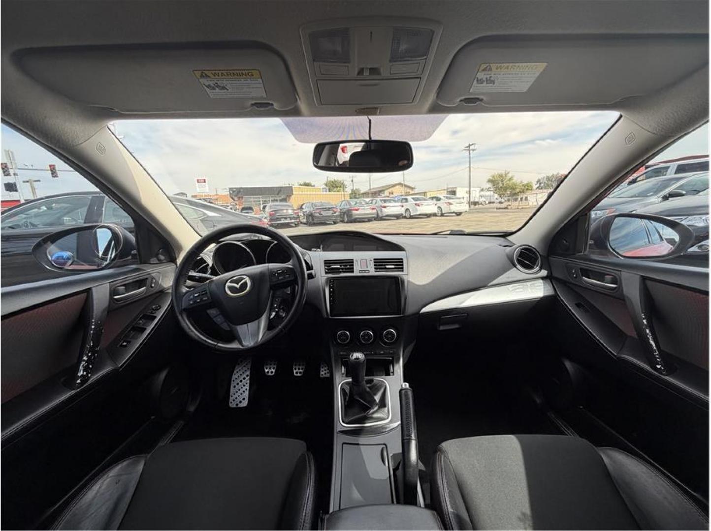 2012 Red /No Color MAZDA MAZDA3 (JM1BL1L35C1) with an 4-Cyl, Turbo, 2.3 Liter engine, Manual, 6-Spd transmission, located at 607 W Columbia Drive, Kennewick, WA, 99336, (509) 987-1069, 46.216743, -119.126404- Photo#15