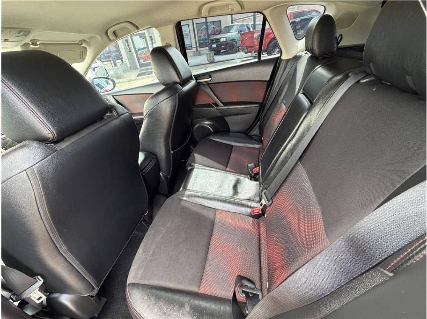 2012 Red /No Color MAZDA MAZDA3 (JM1BL1L35C1) with an 4-Cyl, Turbo, 2.3 Liter engine, Manual, 6-Spd transmission, located at 607 W Columbia Drive, Kennewick, WA, 99336, (509) 987-1069, 46.216743, -119.126404- Photo#16