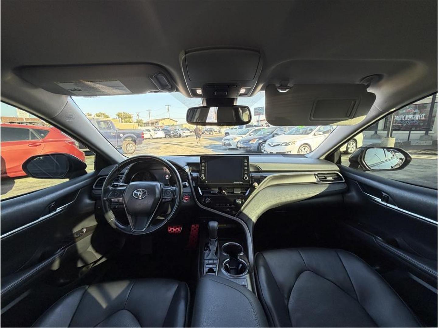 2021 Black /No Color Toyota Camry (4T1K61AK8MU) with an 4-Cyl, 2.5 Liter engine, Automatic, 8-Spd w/Sequential Shift transmission, located at 607 W Columbia Drive, Kennewick, WA, 99336, (509) 987-1069, 46.216743, -119.126404- Photo#11