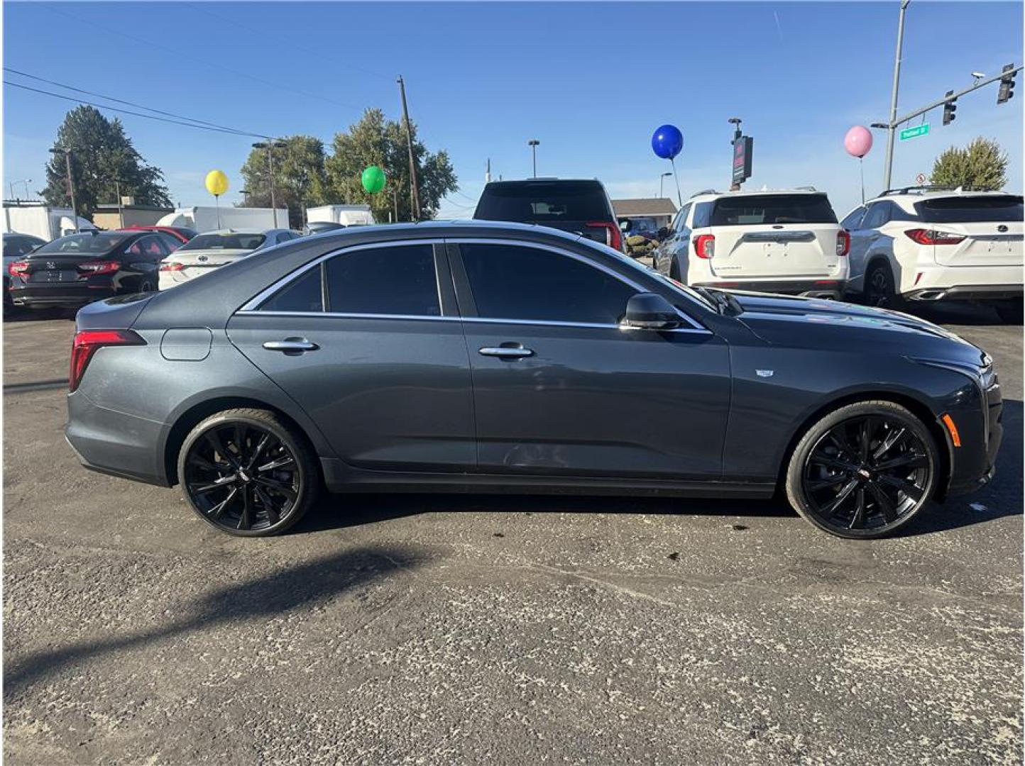 2021 Gray /No Color Cadillac CT4 (1G6DK5RK1M0) with an 4-Cyl, Turbo, 2.0 Liter engine, Automatic, 8-Spd transmission, located at 607 W Columbia Drive, Kennewick, WA, 99336, (509) 987-1069, 46.216743, -119.126404- Photo#3