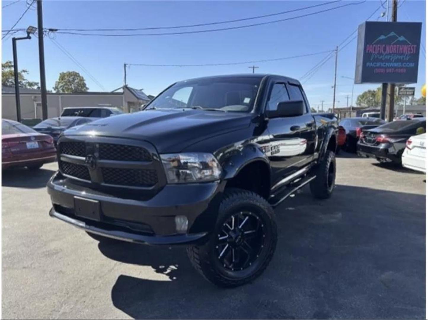 2018 Black /No Color Ram 1500 Quad Cab (1C6RR7FT7JS) with an V8, HEMI, 5.7 Liter engine, Automatic, 8-Spd transmission, located at 607 W Columbia Drive, Kennewick, WA, 99336, (509) 987-1069, 46.216743, -119.126404- Photo#0