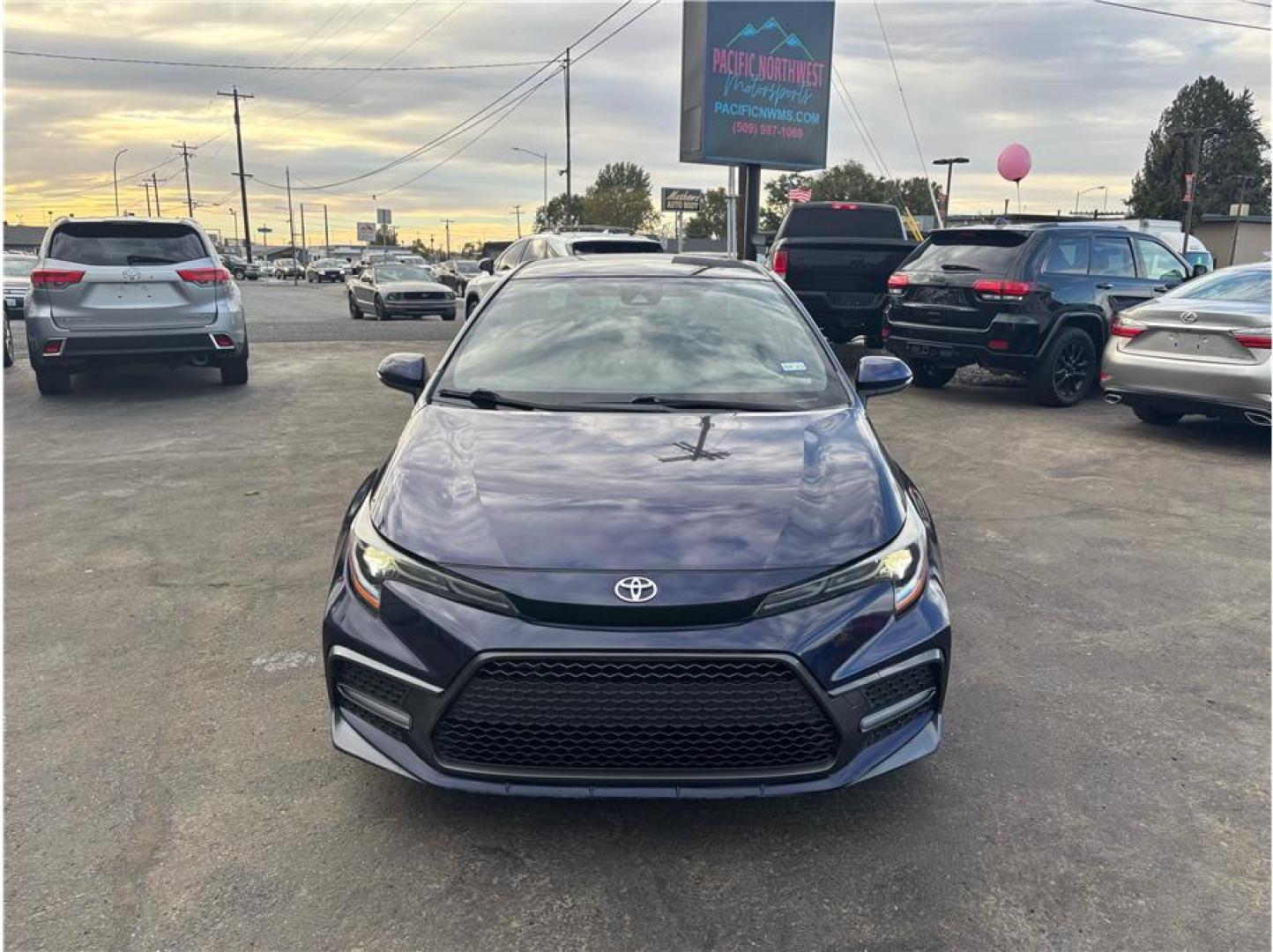 2020 Blue /No Color Toyota Corolla (JTDS4RCE4LJ) with an 4-Cyl, 2.0 Liter engine, Automatic, CVT w/Dynamic Shift transmission, located at 607 W Columbia Drive, Kennewick, WA, 99336, (509) 987-1069, 46.216743, -119.126404- Photo#7